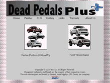 Tablet Screenshot of deadpedalsplus.com